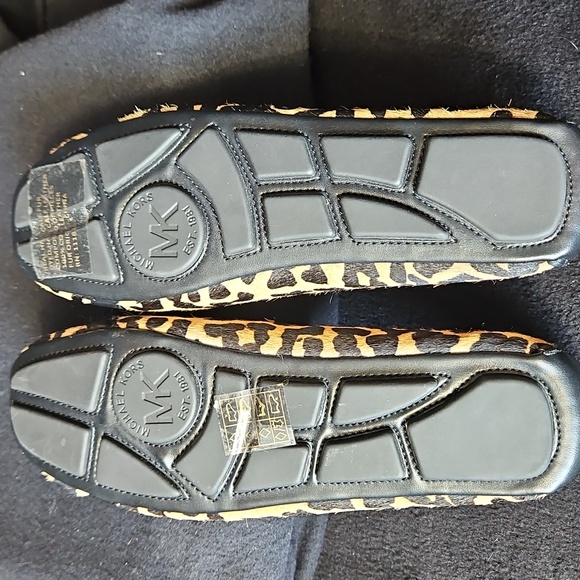 Michael Kors Leopard Calf Hair Flats New - Picture 5 of 8
